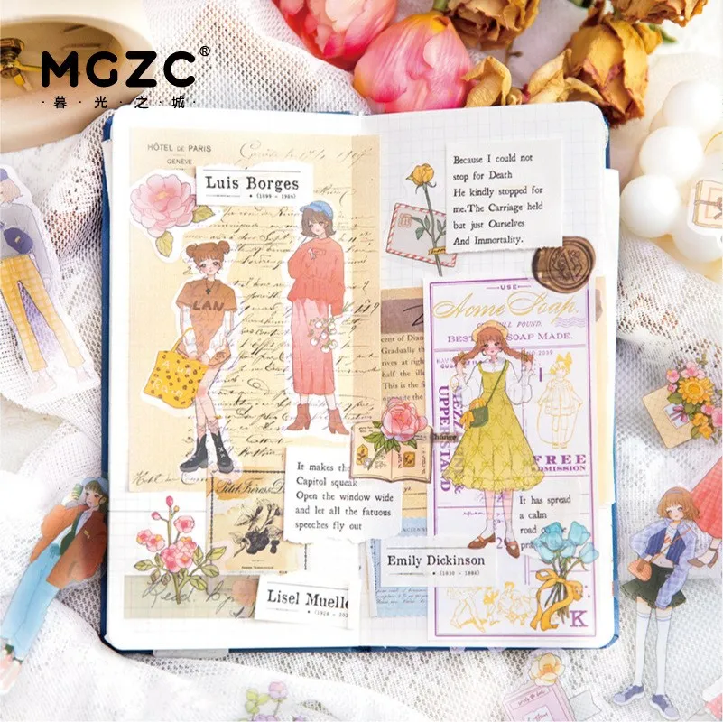 160 Pcs Vintage Fashion Sticker Pack - Kawaii Pink Lady Dress, Sewing, Aesthetic Journaling Stickers For Scrapbooks & Planners