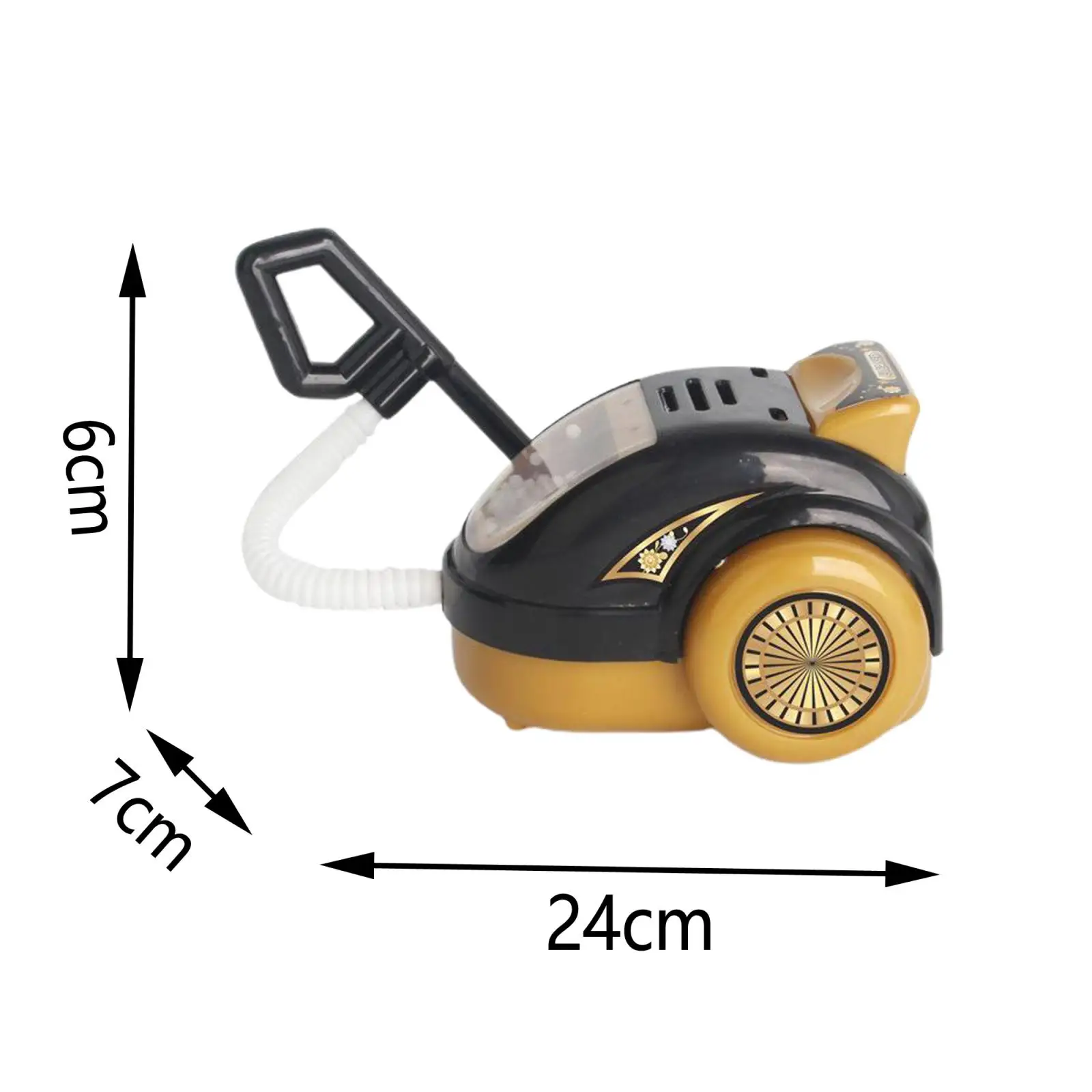 Kids Toy Vacuum Cleaner Mini House Push Pretend Vaccum Pretend Play with Real Suction Really Works Toys 24x7x6cm 6