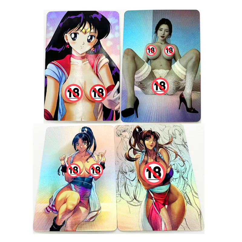 

9 шт./набор ACG Mai Shiranui сексуальные обнаженные Игрушки Хобби Коллекционные вещи для хобби Коллекционная игра