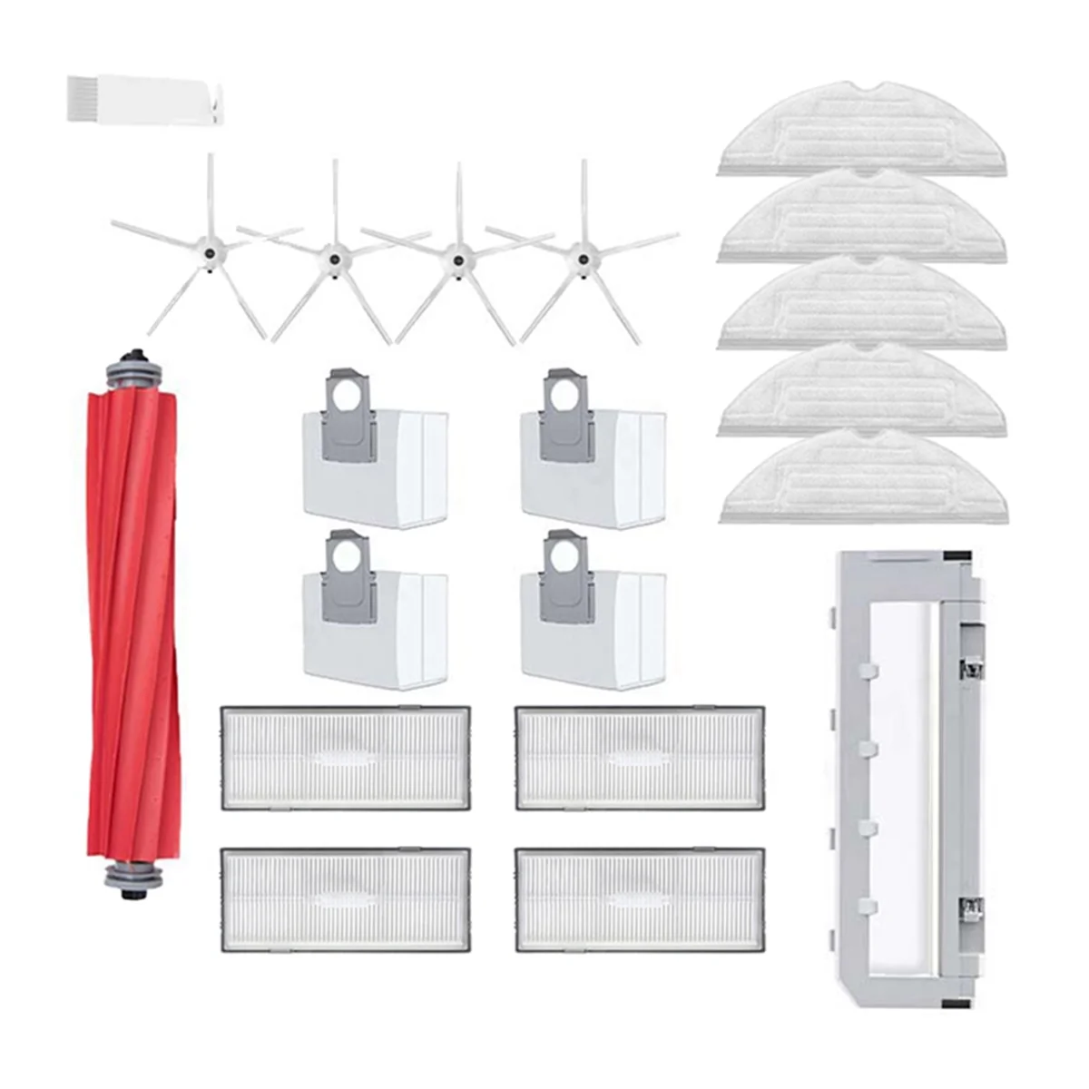 

Щетка для пылесоса Roborock S7 MaxV Plus S7 MaxV Ultra G10S Pro, основная боковая щетка, фильтр НЕРА, насадка на швабру, тканевые аксессуары