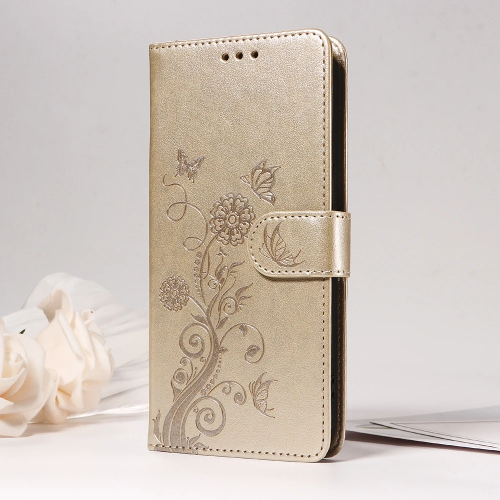 Magnetic Floral Leather Wallet Phone Case Cover