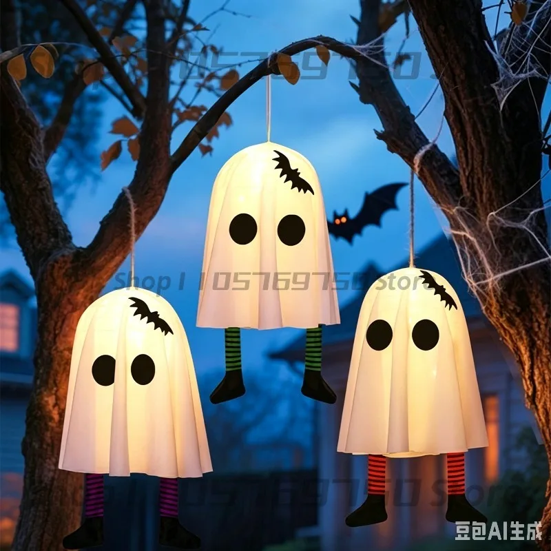 Spooky Halloween Witch Hat Lantern - Haunted Night Light Décor for Indoor & Outdoor Festivities