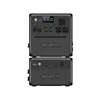 【US Plug】BLUETTI Portable Power Station AC240 and B210 External Battery, 3686Wh LiFePO4 Battery Backup  2400W AC Outlets, 1