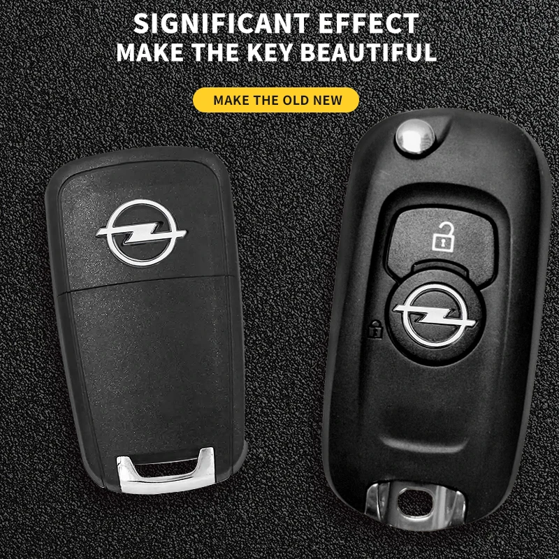 16mm 자동차 키 엠블럼 배지 스티커 오토 컨트롤 키 로고 데칼 (오펠 인시그니아 아스트라 J F 안타라 메리바 H G 코르사 OPC 자피라 용)