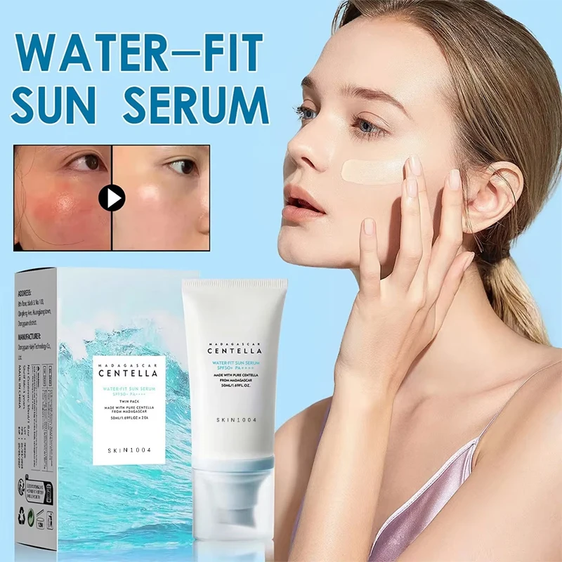 Centella-Infused Facial Sunscreen: Skin Whitening & Moisturizing Cream