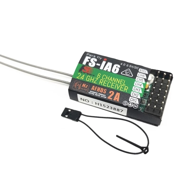 플라이스카이 FS-iA6 FS-iA6B FS-iA10B FS-X6B 수신기 (FS-i6 i6X i6S i10 TH9A 송신기 RC 컨트롤 리모트 부품용)