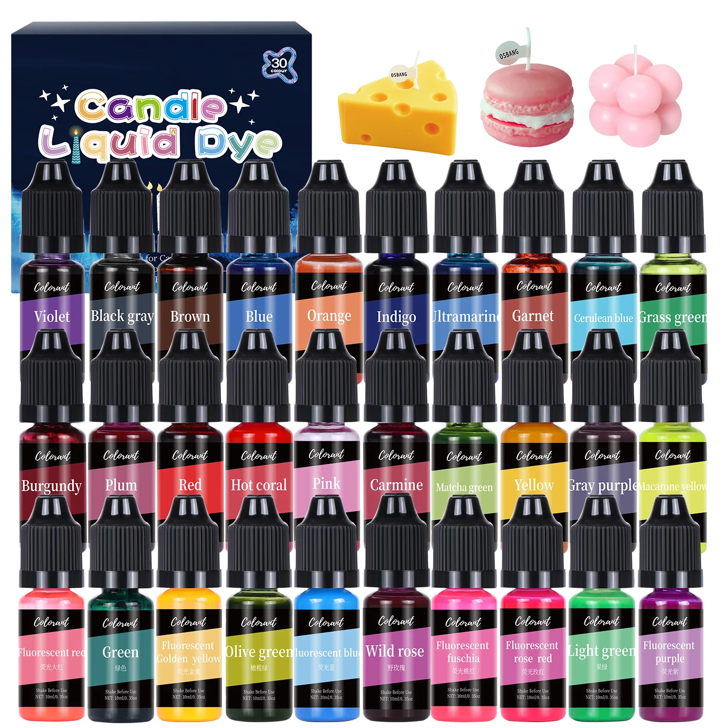 SET 03(30pcs-10ml)