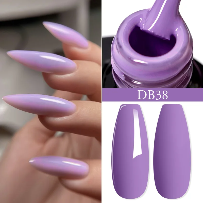 

Mtssii 6ml Purple Colors Gel Nail Polish Glitter Semi-permanent Nail Polish Manicure products Nails Art Stylist Supplies