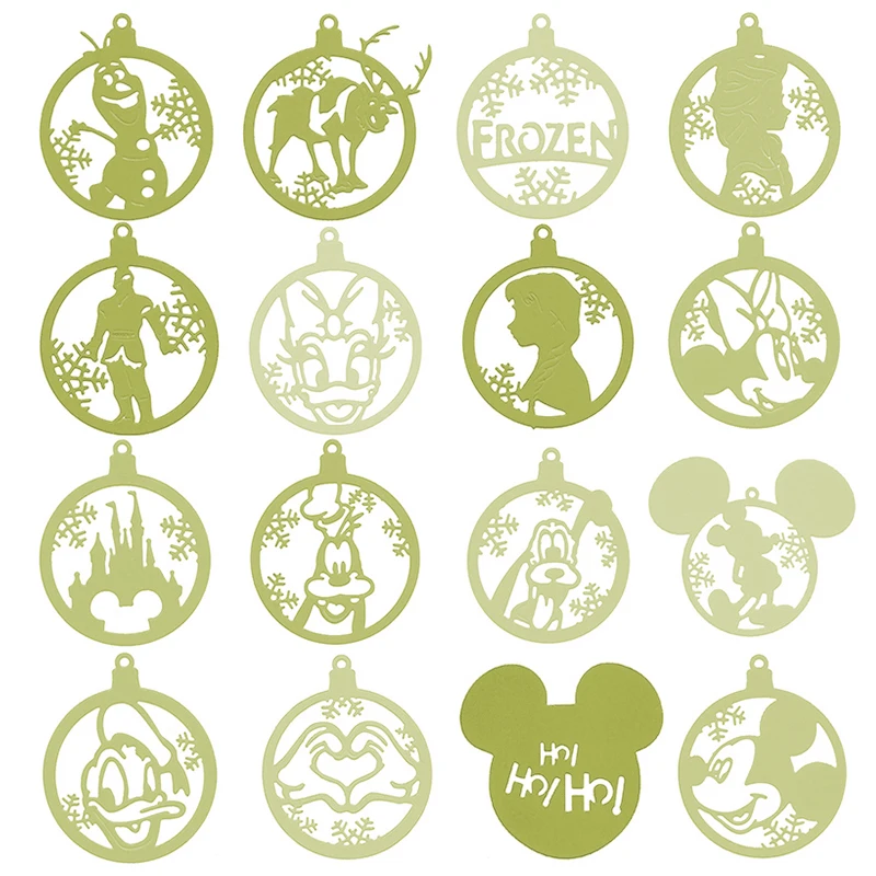 Dies de Découpe Disney Noël - Ornements Festifs & Flocons