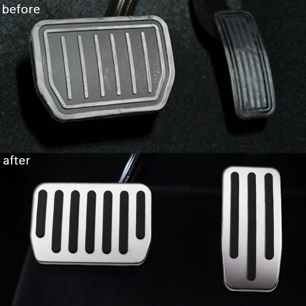 Couvercles De Pédales En Aluminium Bleu Pour Tesla Model 3 Et Model Y (2020-2023) – Meilleure Adhérence, Protection