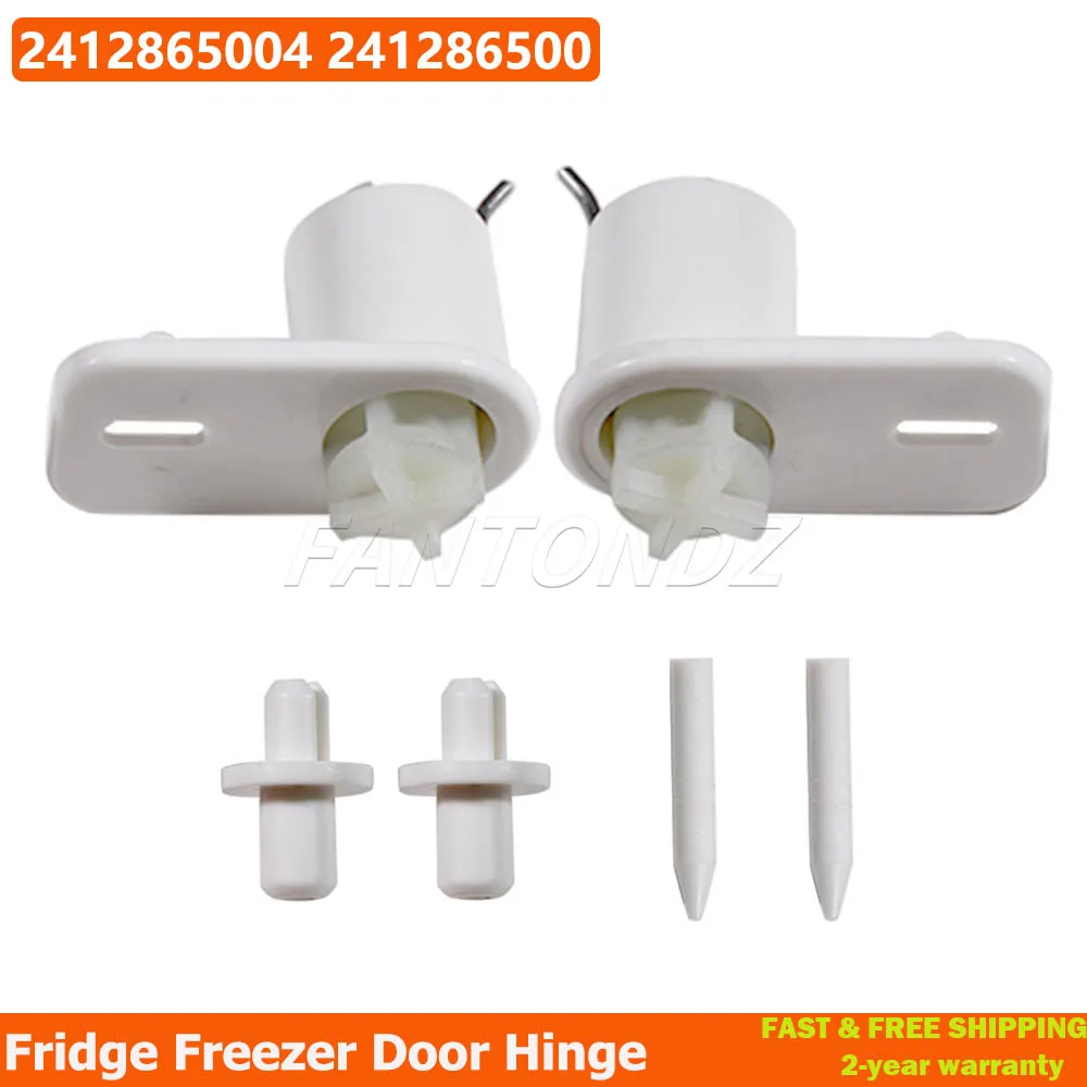 2 Cerniere Per Frigorifero Dometic - Ricambio 2412125011 Per Camper E Roulotte - Colore Bianco - Foto 2