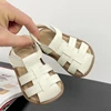 2025 New Gladiator Sandals For Kids Girls Closed Toe Baby Summer Shoes 1-2-3 years Solid Baby Sandals Toddler Barefoot Shoes 4
