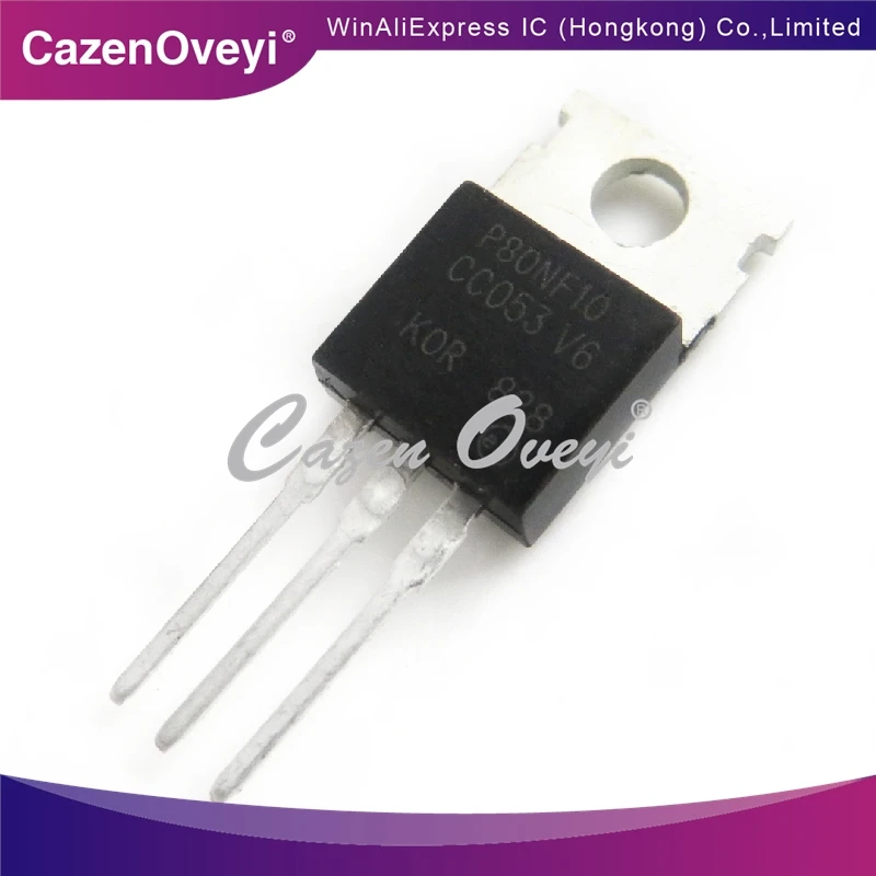

5 шт. STP80NF10 P80NF10 TO-220