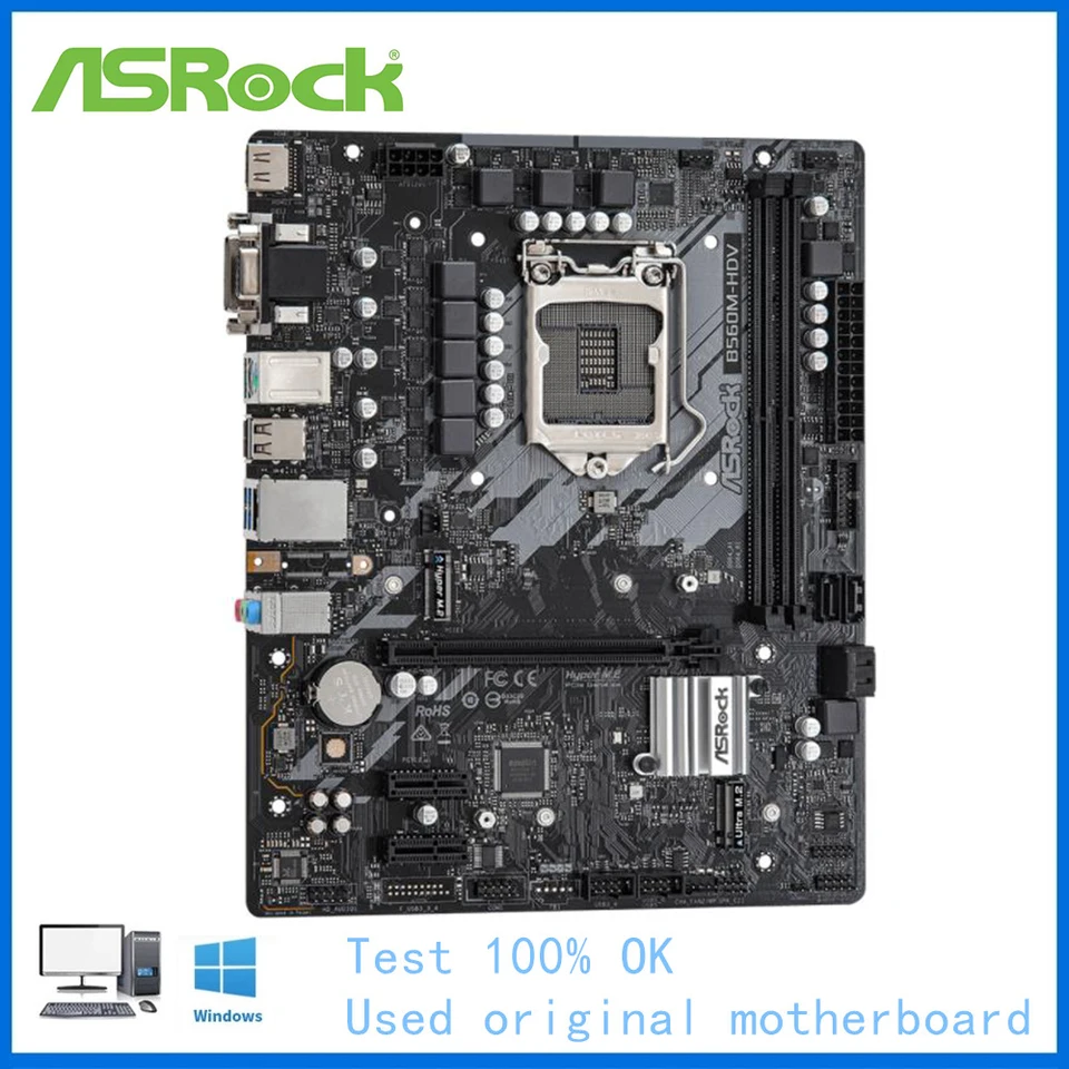 B560 Motherboard Used For ASRock B560M-HDV Motherboard Socket 
