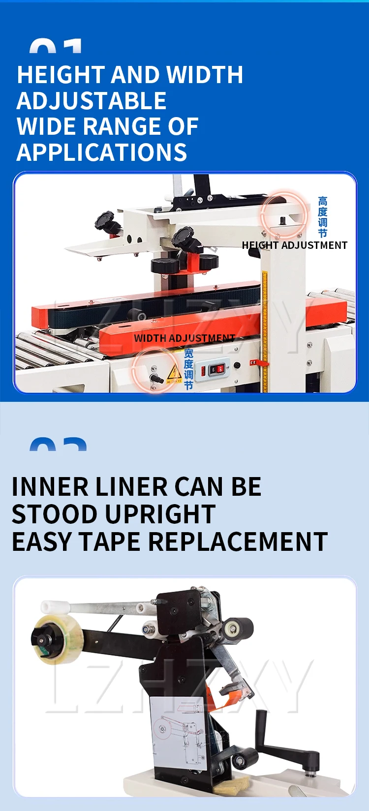 Fully Automatic Packaging Machine High-Speed FXC4030X Tape Sealer E-commerce Exp
