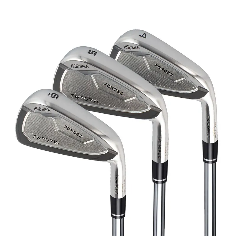 2023Men Honma 757vx Golf Iron Set Golf Clubs (49,P,A) 8pcs Stiff Steel