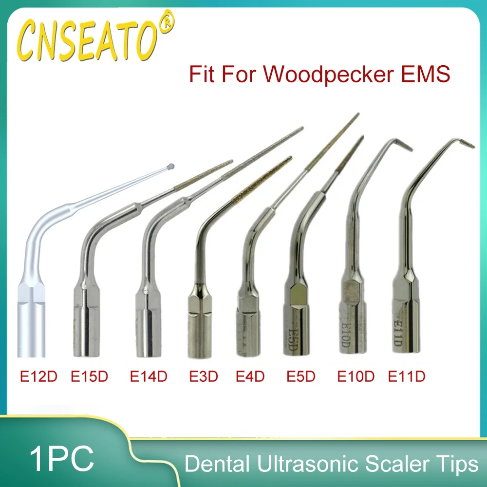 

1 шт., наконечники для стоматологического скалера, наконечники для ультразвукового наконечника Woodpecker, наконечник для эндоскопа E3D E4D E5D E10D E11D E14D E15D с алмазным покрытием