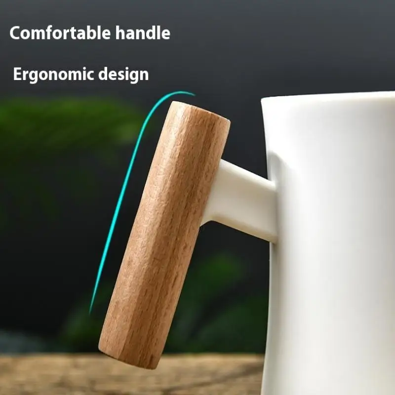 Creative Wooden Handle Toothbrush Cup For Bathroom Storage_voghion.com