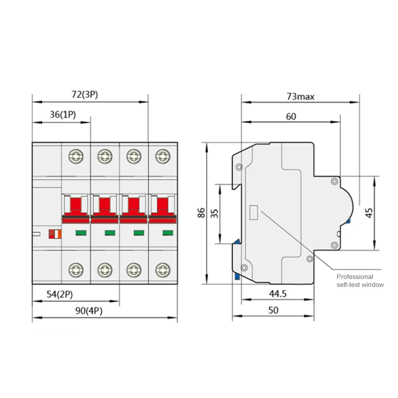 Disjoncteur Wifi Doowifi DWF-0301P2, compatible Tuya Smart life et ses  dérivés (Konyks, Nedis, ) 