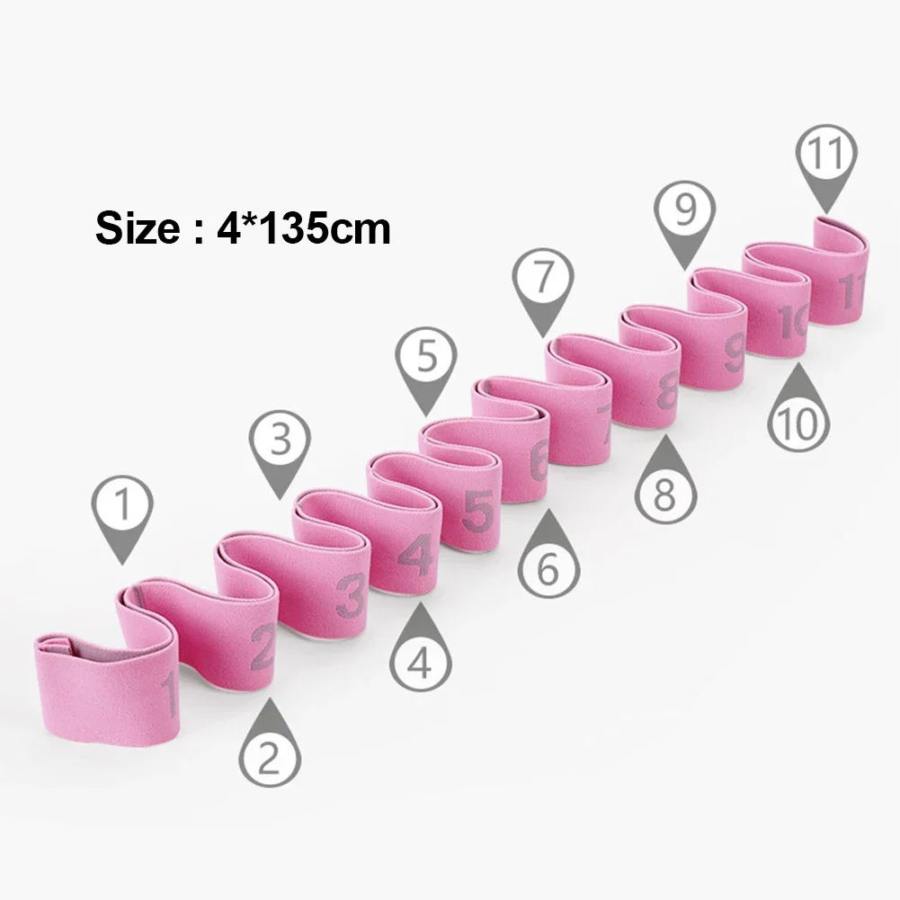 Elastic Band for Yoga Open Shoulder Female Resistance Training Equipment Segmented Digital Stretching Band Adult Section 11