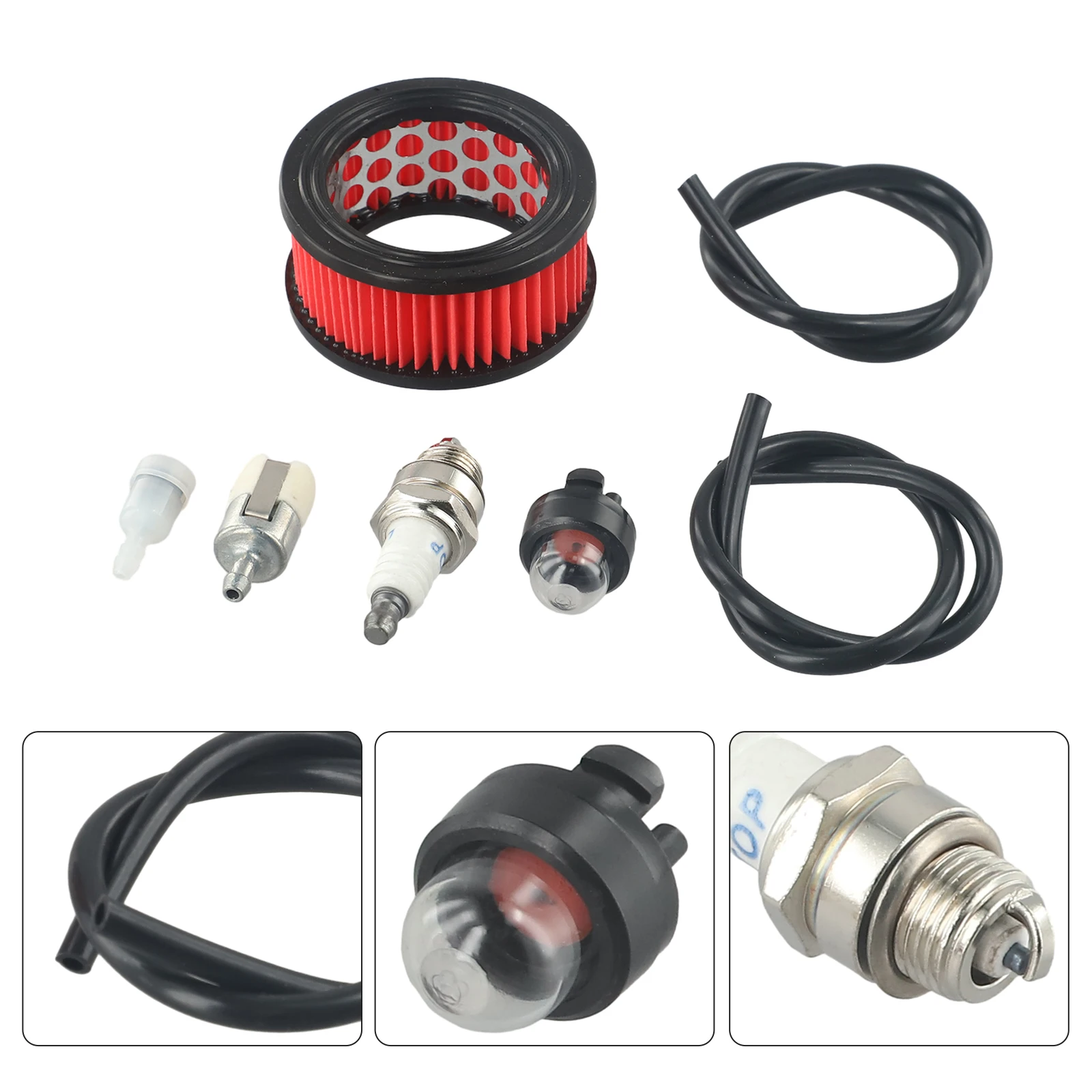 

13030039730 Air Fuel Filter Kit For Echo CS-370 CS-400 CS-5000 Primer bulb Replacement Spark plug Tank vent Tool Accessories