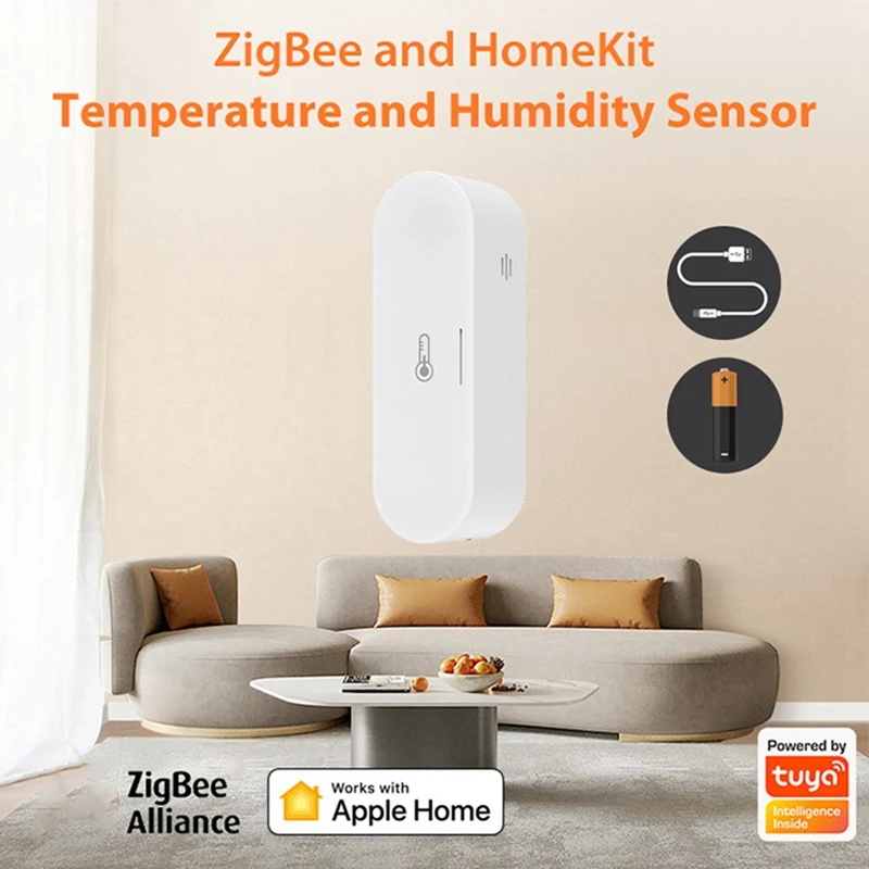 

Wifi Hygrometer Thermometer Sensor Smart Thermometer And Hygrometer Home Kit Voice Control Support And TUYA APP