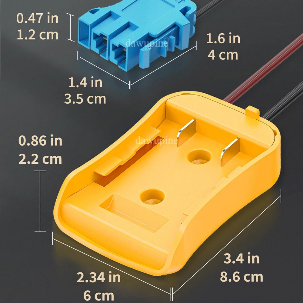 파워휠 DIY 어댑터 와이어 하네스 커넥터 (마키타, 밀워키, 디월트 18V 20..