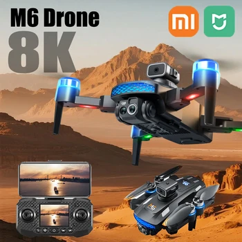 Xiaomi Mijia M6 Drone 4K Professional 8K HD Camera With screen Remote control brushless motor Avoidance Foldable aircraft Toys