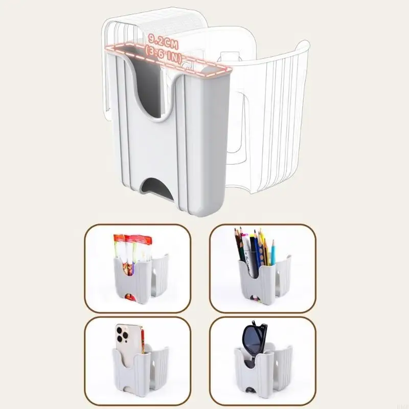 Adjustable Cup Holder Phone Storage Organiser Slot for Kids for Majority of Car Seats Models Crib Strollers Compatible