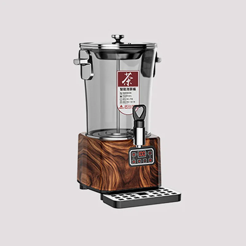 Electric 220V Tea Steaming Bucket 10L Capacity Commercial Hot Drink Heating Machine With Tea Strainer Fast Boiling Household