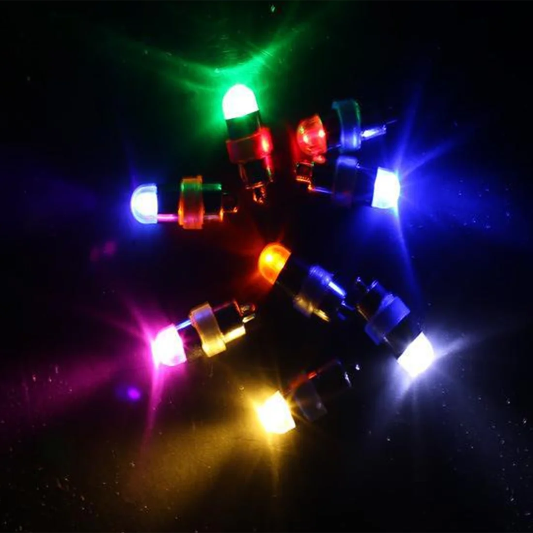 

Mini Colorful LED Lights With Button Battery For DIY Assembly 3d Metal Model Kit (10PCS)