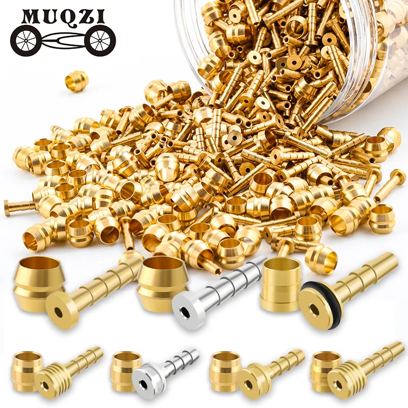 Set 40 Olive E Pins Per Freni A Disco Idraulici Bici – BH90, Rame, Oro E Argento, Per Manutenzione Freno