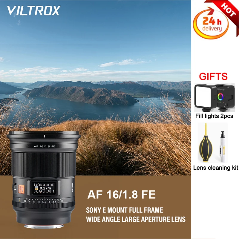 VILTROX 16mm F1.8 Sony E Camera Lens Full Frame Large Aperture Ultra Wide  Angle Auto Focus Lens With Screen For Sony ZV-E1 A7RV - AliExpress