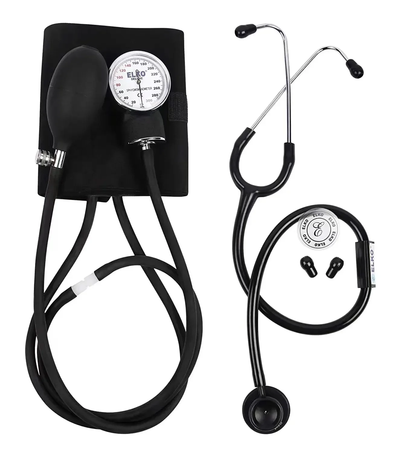 Manual Blood Pressure Stethoscope with Zipper Bag for Adult Home Use Blood Pressure Monitor BP Upper Arm Sphygmomanometer 3