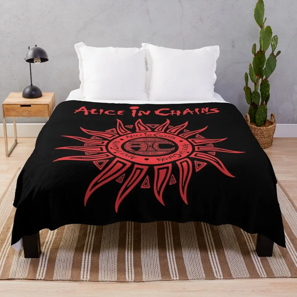 

The Sun in Red Throw Blanket Sofa Throw Beach Blankets