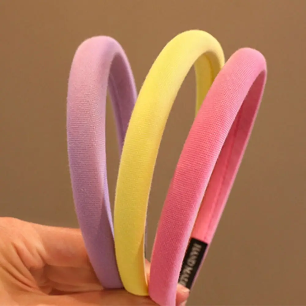 

Cute Candy Color Headband Broadside Cartoon Kids Headdress Children Hair Hoop Girl Hair Band Korean Style