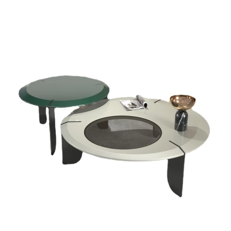 

ZL round Small Coffee Table Advanced Sense Designer Model Simple Modern