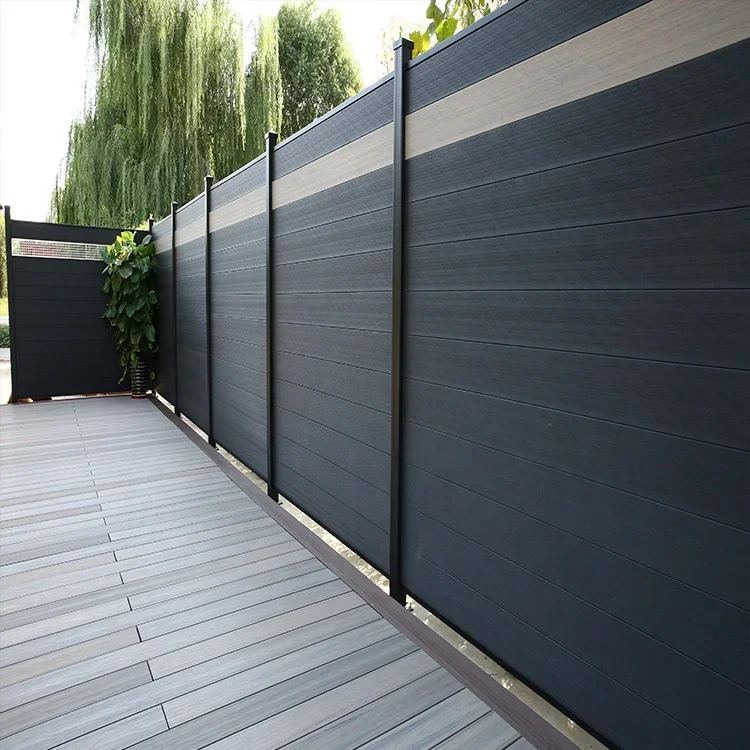 

WPC Directly Factory Wood Plastic Composite Beautiful Garden Fences