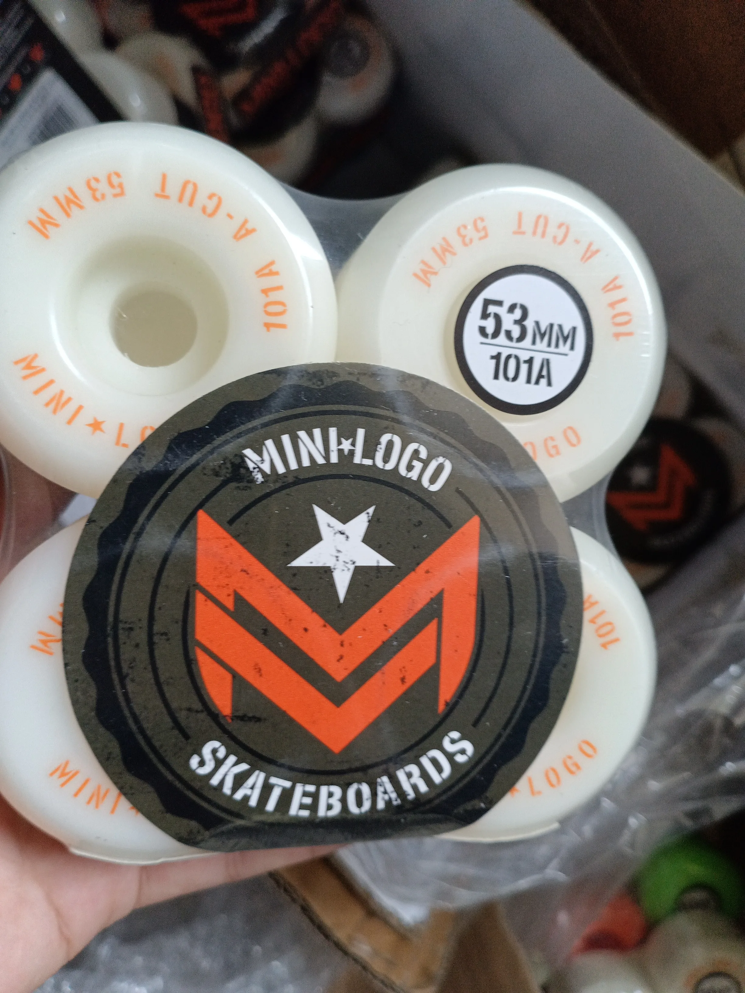 minilogo skateboard wheel original brand new 100% 101A 90A 95A pro wheel 4pcs