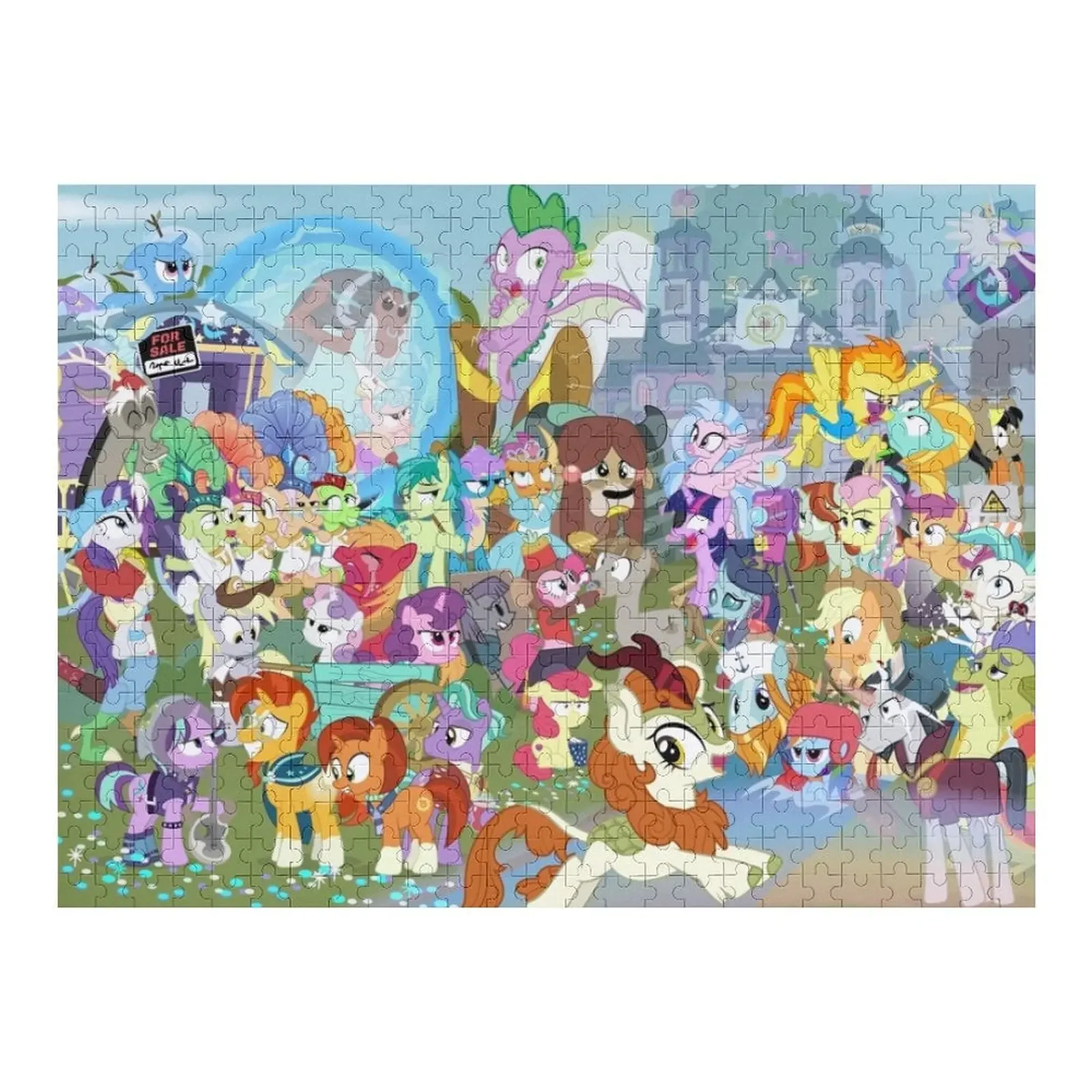 MLPFIM S8 In a Nutshell Jigsaw Puzzle Jigsaw For Kids Custom Child Wood Name Personalized For Kids Wood Animals Puzzle