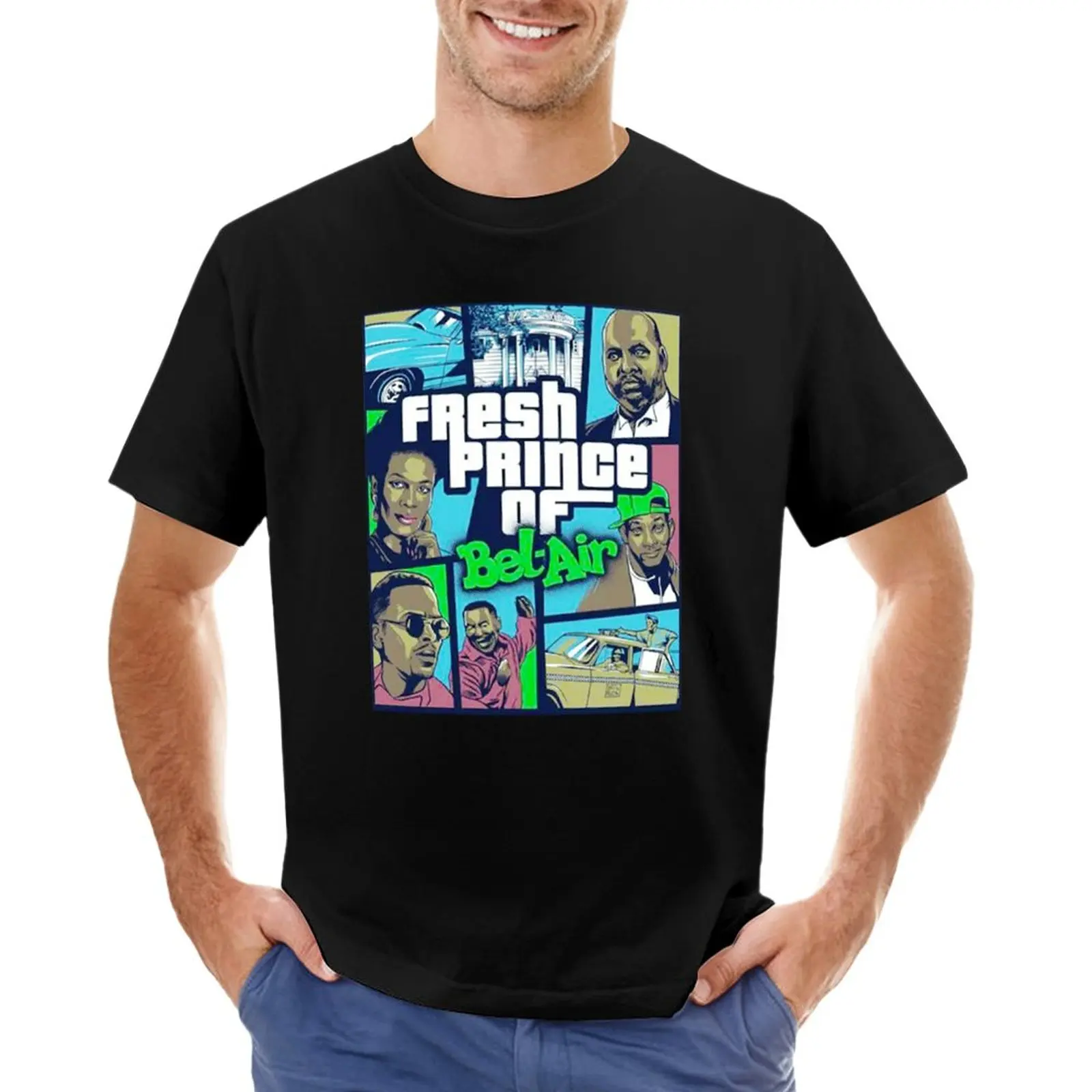 

Fresh Prince Of Bel Air - GTA Version Shirt T-Shirt sweat shirts animal print shirt for boys mens graphic t-shirts hip hop