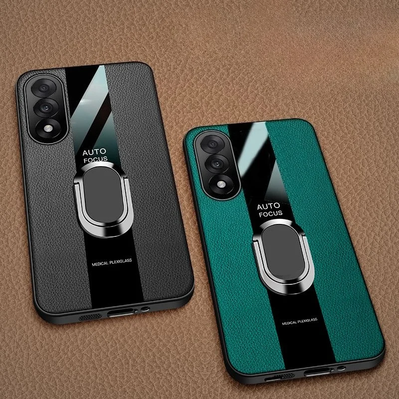Luxury Leather 360° Magnetic Bracket Shockproof Case