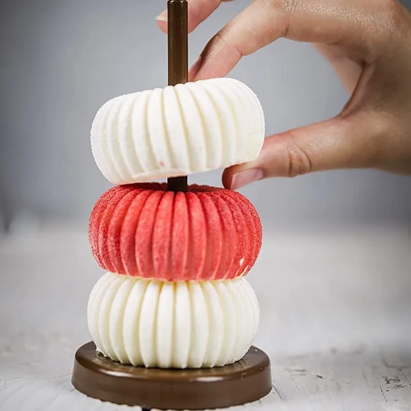 6 Cavities Strip Circle Silicone Soap Mold For DIY Handmade Soap Making Cylinder Round Form Candle Molds