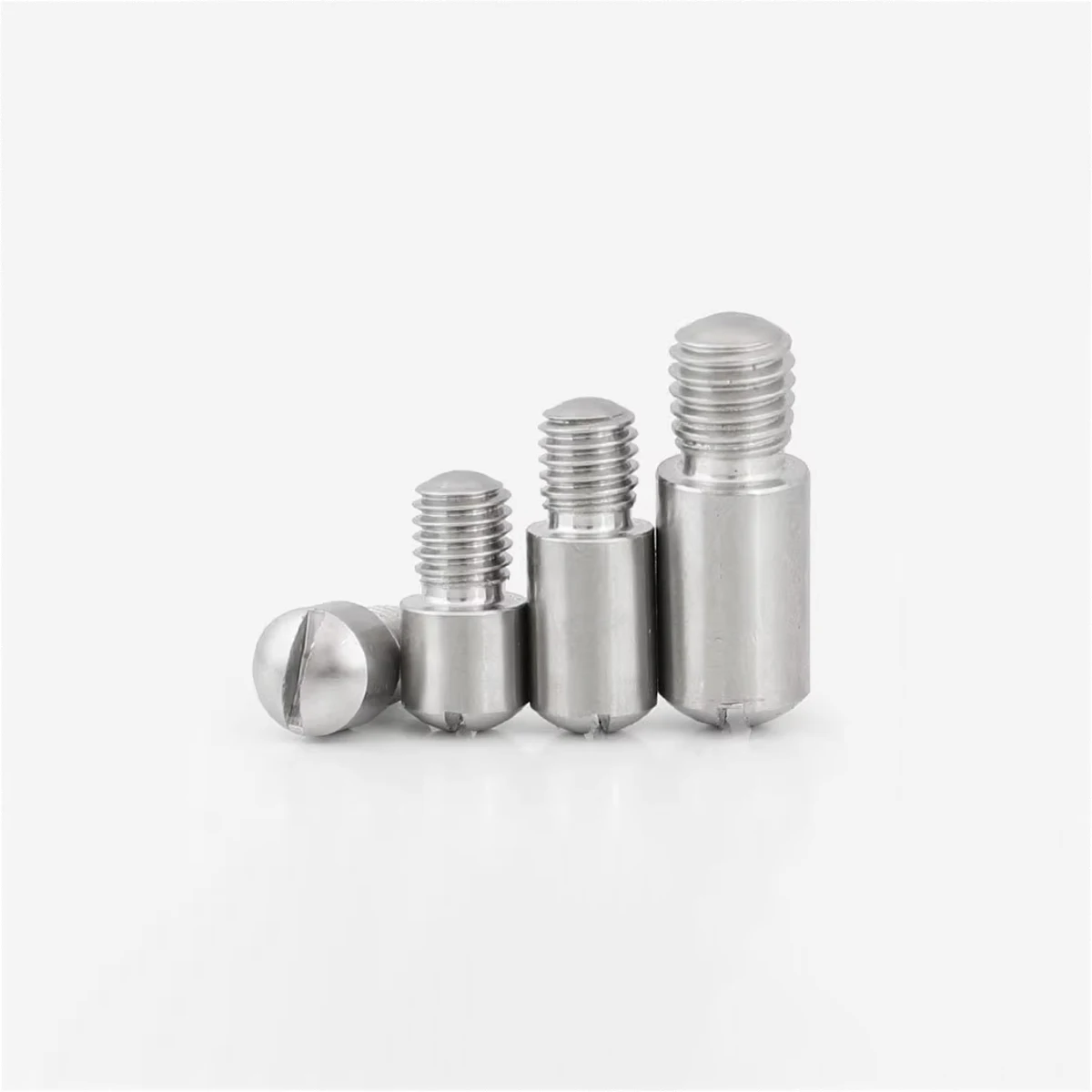 304 Stainless Steel Slotted Dome External Thread Cylindrical Pin Positioning Pin Shaft Fastener M6-M10