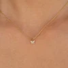 IOGOU Delicate Butterfly Necklace Real Sterling Silver 925 1.4MM D Color Moissanite Pendant Woman's Charm Jewelry Birthday Gift 1