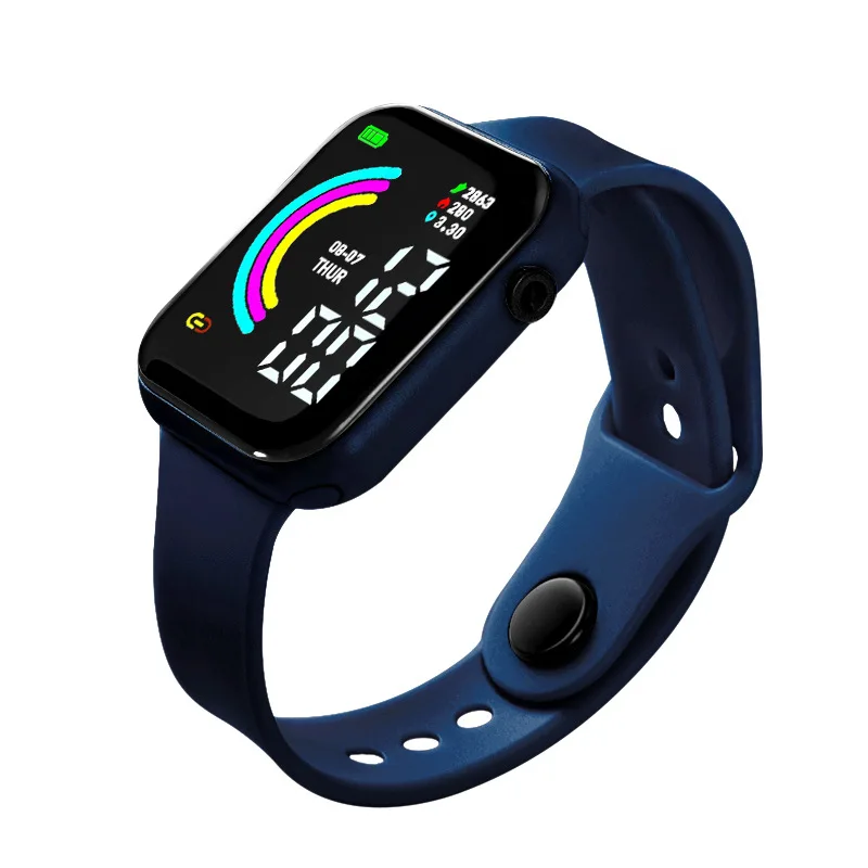 

Waterproof Watch Fitness Sport LED Digital Electronics Watches for Children Boys Girls Students Silicone Watch watch for kids