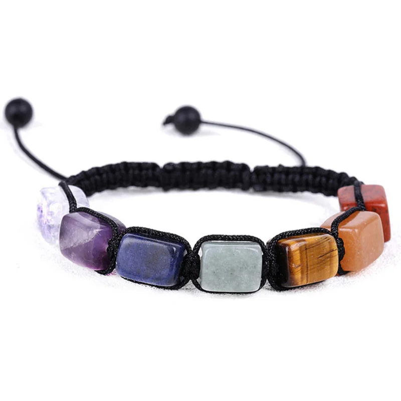 7 Chakra Stone Beads Bracelet Women