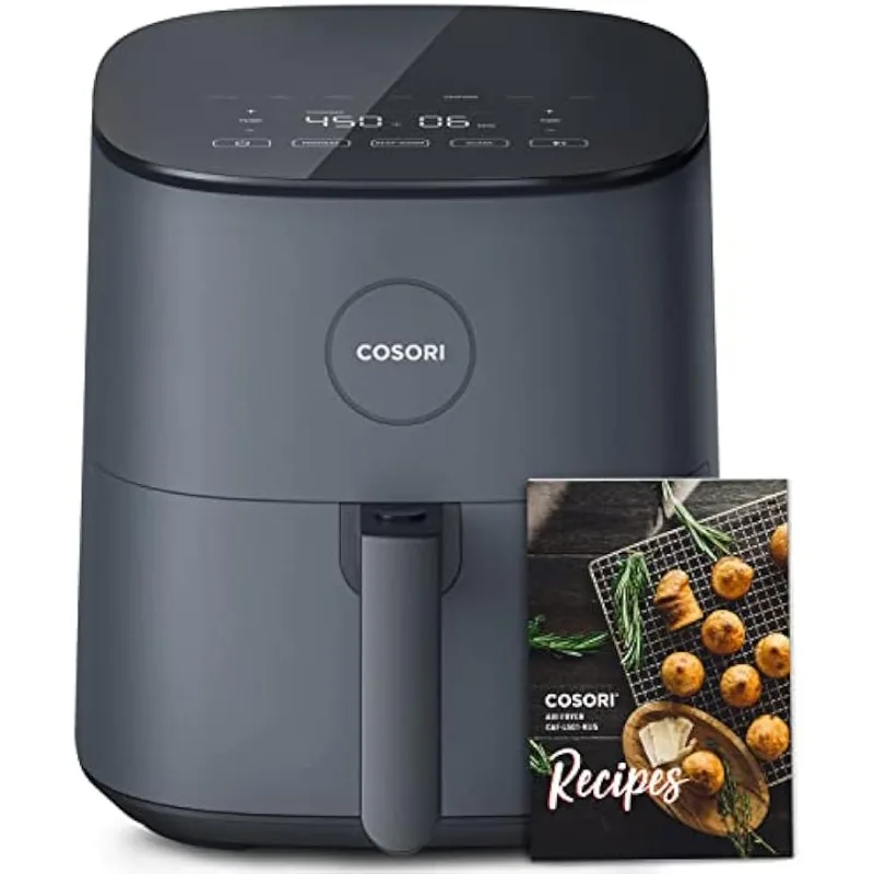 

COSORI Air Fryer Pro LE 5-Qt,for Quick and Easy Meals,UP to 450℉,Quiet Operation,85% Oil less,9 Customizable Functions in 1,Gray