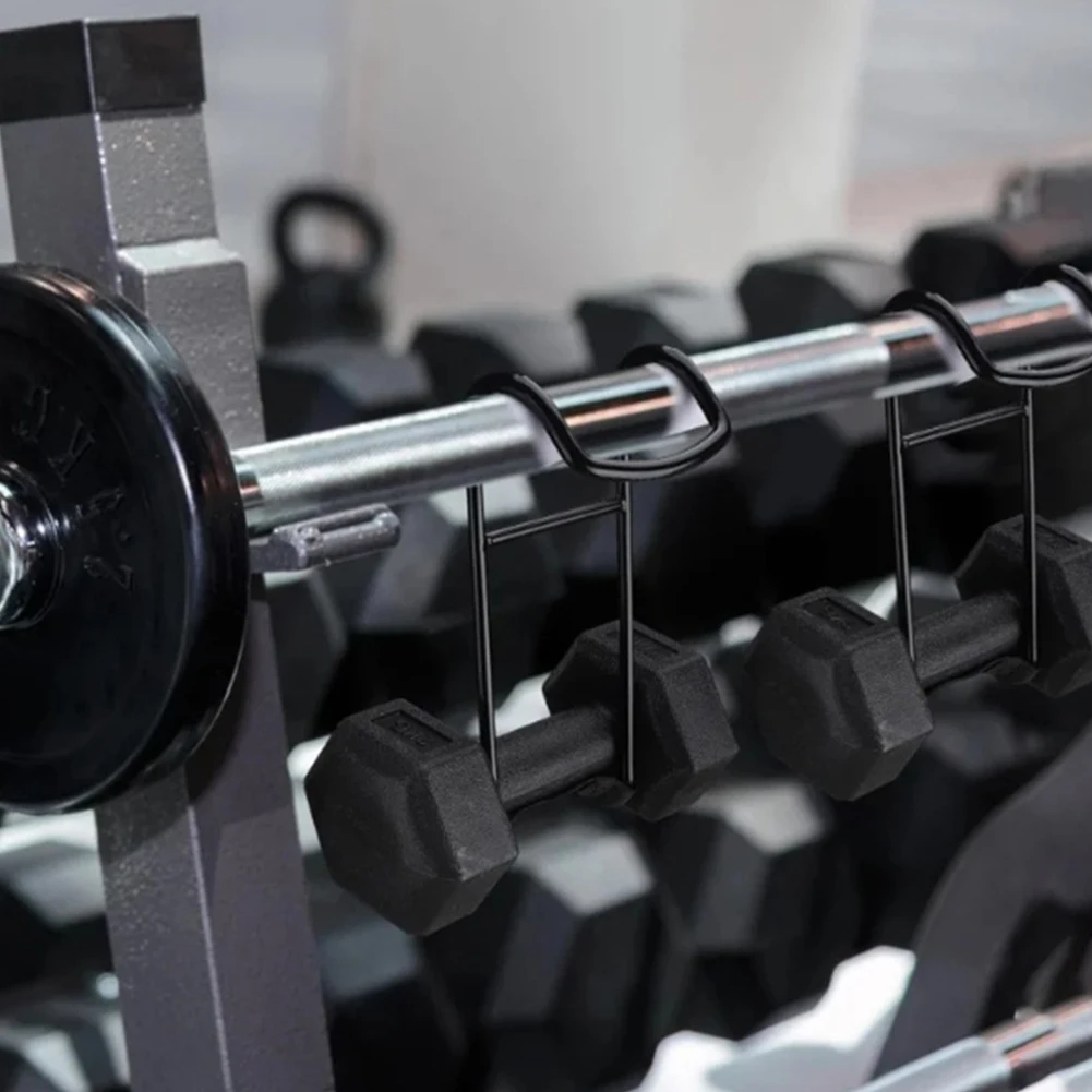 Description Picture 5 of itemDumbbell Spotter Hooks Hangers Hold Up 225LB Heavy Duty Dumbbell Hooks Heavy Power Dumbbells Rack Attachments for Chest Workout