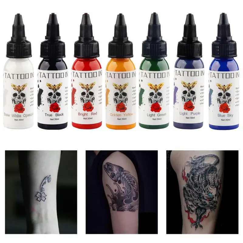 

Practice Color Convenient Non-toxic And Harmless Colorful Multiple Colors Pure And Delicate Tattoo Supplies Tattoo Ink Safe